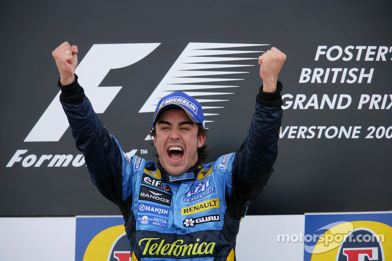 Alonso, Raikkonen y Vettel también ganaron en Silverstone
