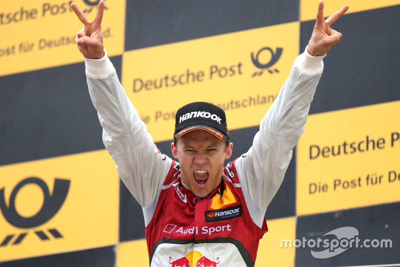 Race winner: Mattias Ekström, Audi Sport Team Abt Sportsline, Audi A5 DTM