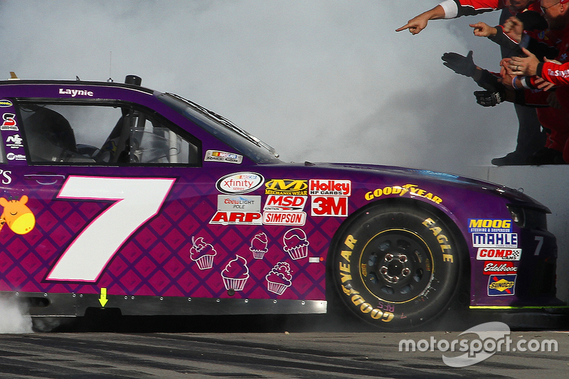 Race winner Regan Smith, JR Motorsports Chevrolet