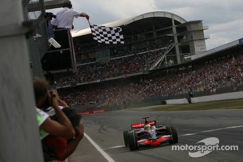 2008 Almanya GP: Lewis Hamilton, McLaren Mercedes MP4-23