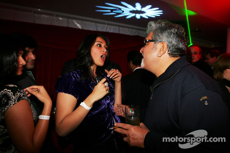 Vijay Mallya at the Fly Kingfisher Boat Party at Turkish GP