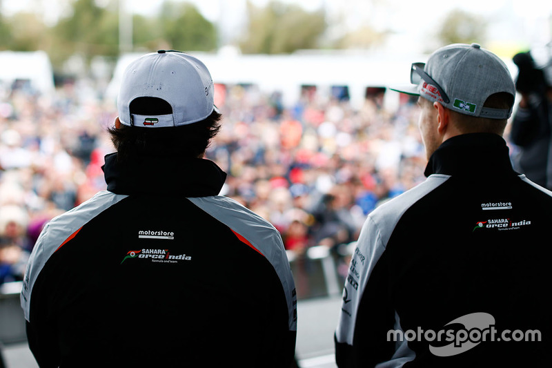 Sergio Pérez, Sahara Force India F1 y Nico Hulkenberg, Sahara Force India F1