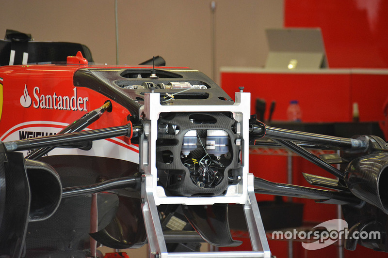 Les suspensions peaufinées sur la SF16-H