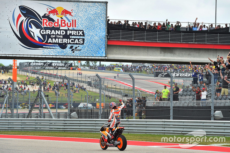 Desde 2016, o calendário só tem Austin como prova norte-americana. O que não mudou foi o domínio de Márquez, que venceu novamente.