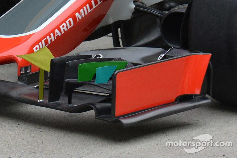 Haas F1 Team VF-16, l'ala anteriore