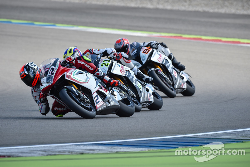 Leon Camier, MV Agusta, Markus Reiterberger, Althea BMW Team y Jordi Torres, Althea BMW Team