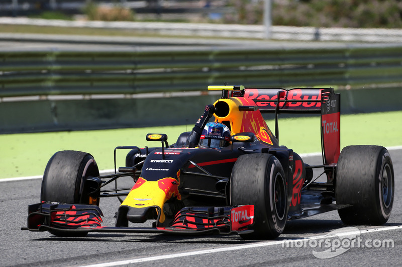 Max Verstappen jubelt!