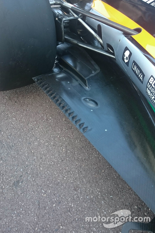 Force India F1 VJM09, Unterboden