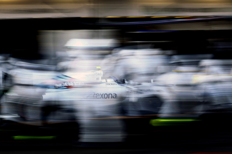 Valtteri Bottas, Williams FW38, pit stop