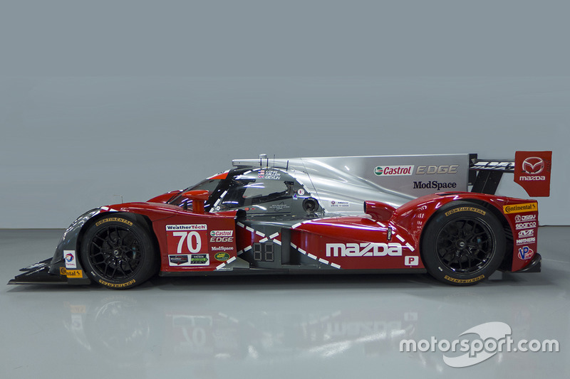 Livrea speciale per la #70 Mazda che celebra il 25esimo anniversario della vittoria di Mazda a Le Mans