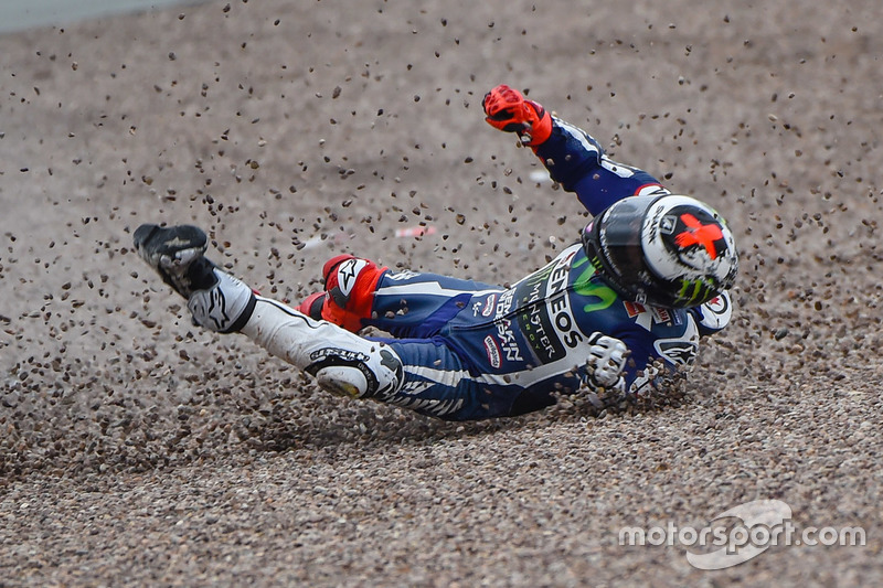 2. Jorge Lorenzo im Kies